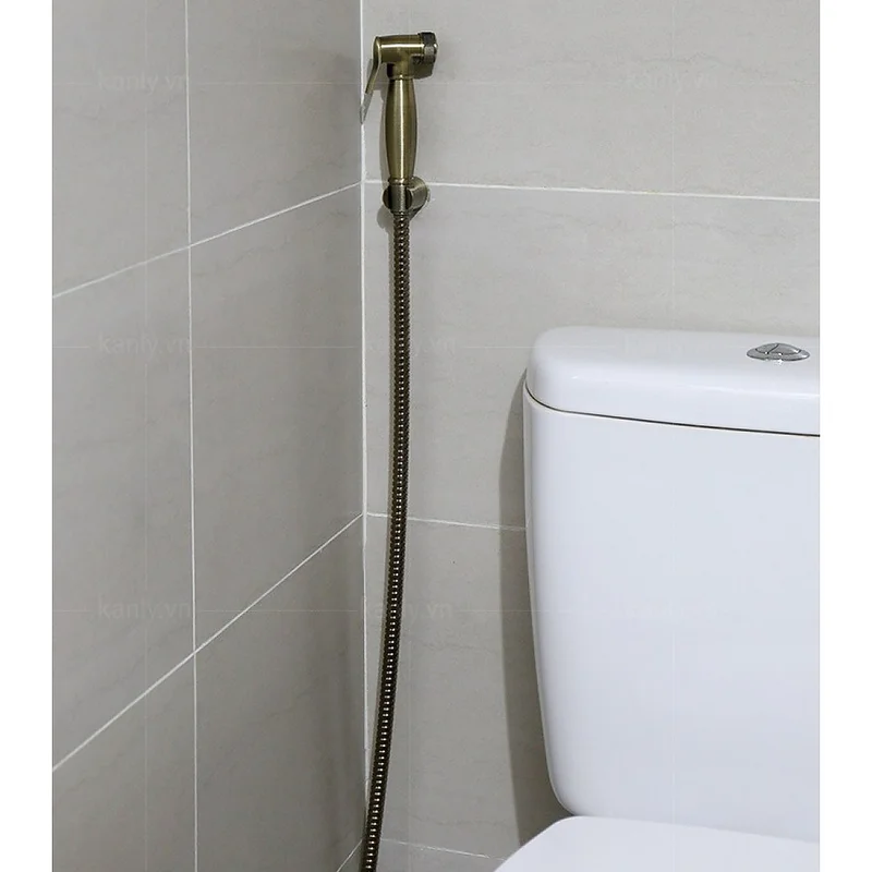 Vòi xịt Toilet bằng đồng cổ điển Kanly GCK22A