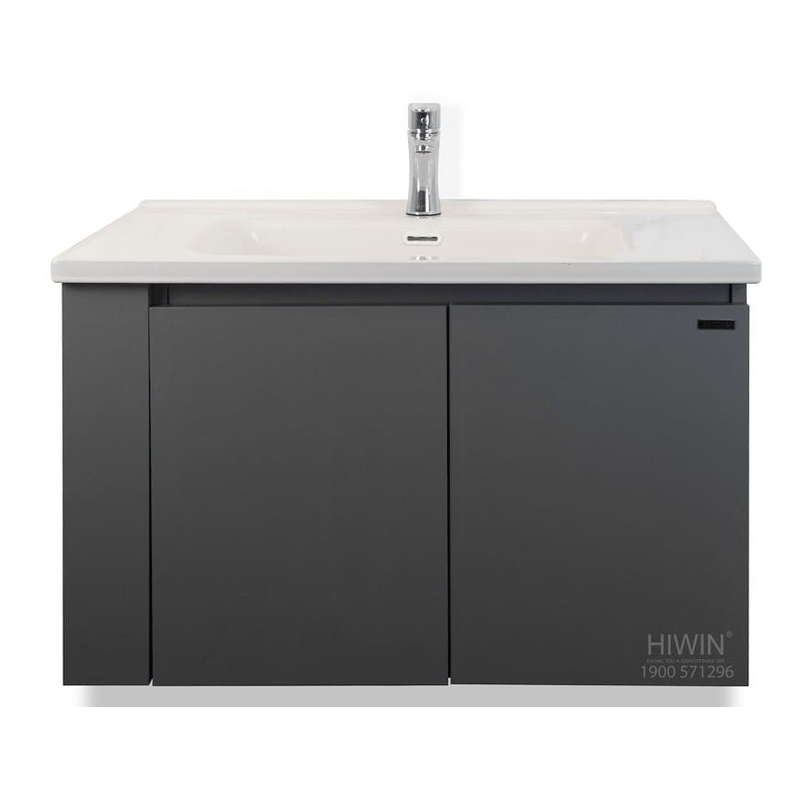 Bộ tủ chậu Lavabo có hộc đựng đồ bên hông Hiwin YP-016