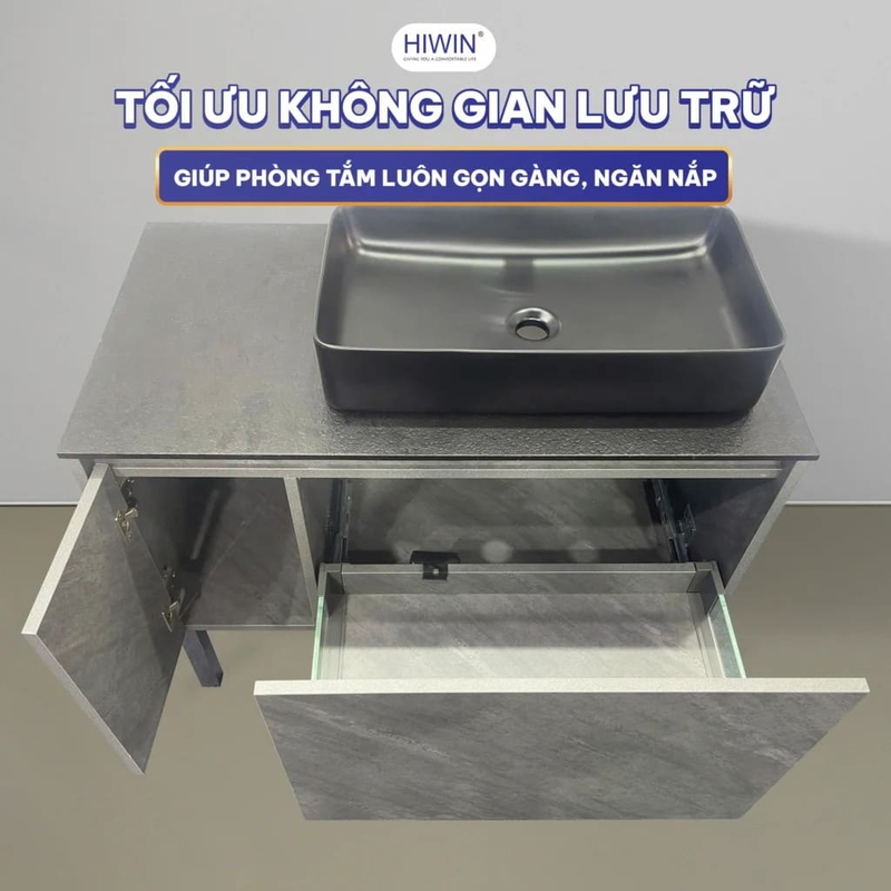 Bộ tủ chậu Lavabo Hiwin YS-100-ZH2