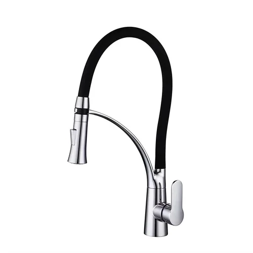 Vòi rửa bát nóng lạnh, cần silicone Kagol K02
