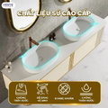 Bộ tủ chậu Lavabo phong cách Châu Âu Hiwin C-2209A