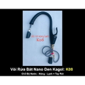 Vòi rửa bát nóng lạnh cần rút phủ nano Kagol K08