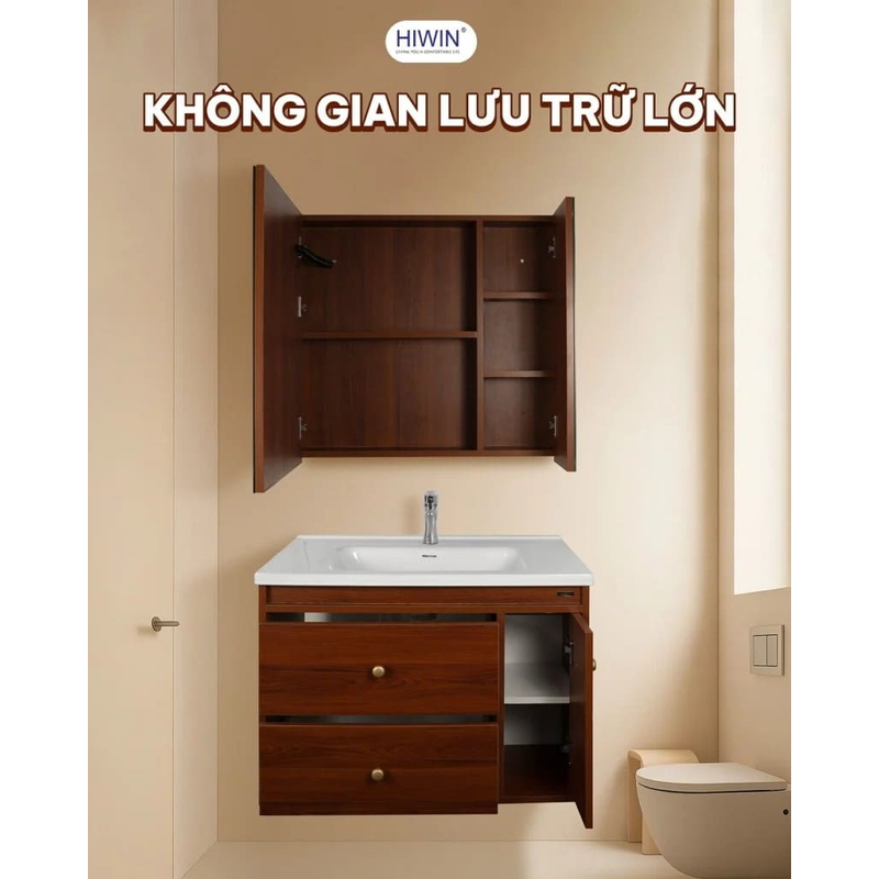 Bộ tủ chậu Lavabo Hiwin YS-2612-80