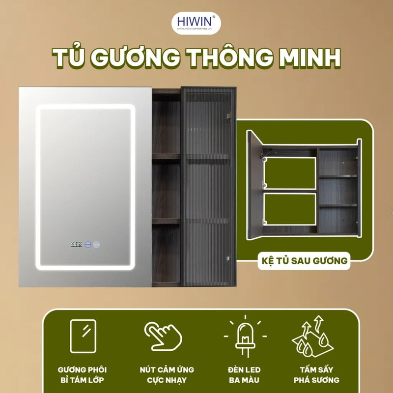 Bộ tủ chậu Lavabo Hiwin YS-2628