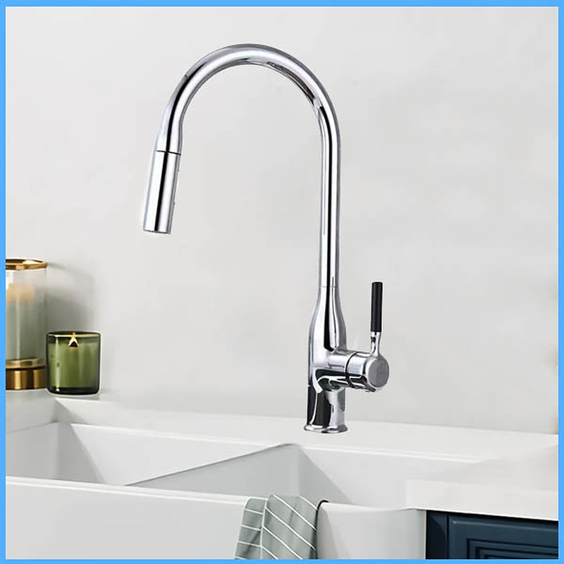Vòi rửa bát nóng lạnh dây rút Kagol K30