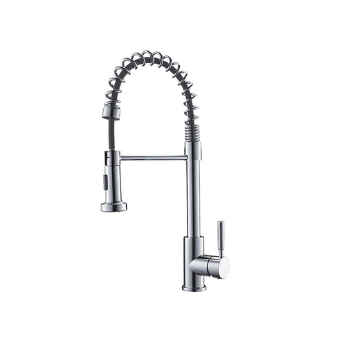 Vòi rửa bát nóng lạnh cần xoắn dây rút Kagol K16