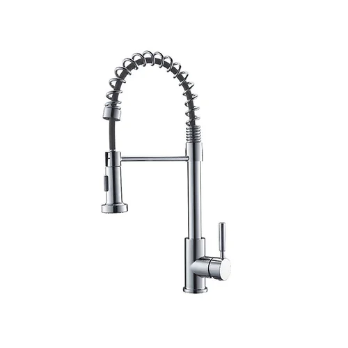 Vòi rửa bát nóng lạnh cần xoắn dây rút Kagol K16