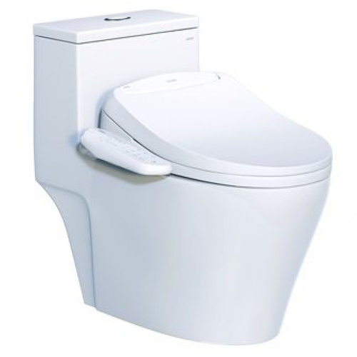 Bồn cầu 1 khối nắp điện tử Caesar C1356F+TAF400H