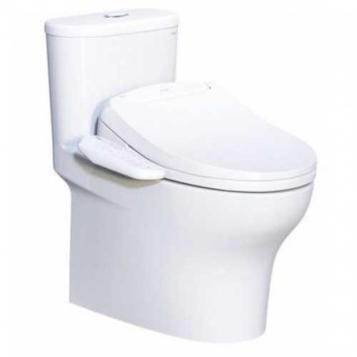Bồn cầu 1 khối nắp điện tử Caesar C1394F+TAF400H
