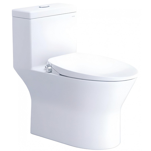 Bồn cầu 1 khối nắp rửa cơ Caesar C1374F+TAF060