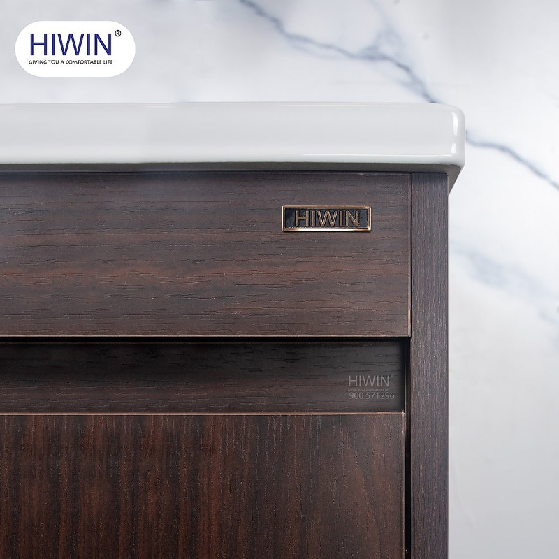 Bộ tủ chậu Lavabo gương phi đối xứng Hiwin YS-2622
