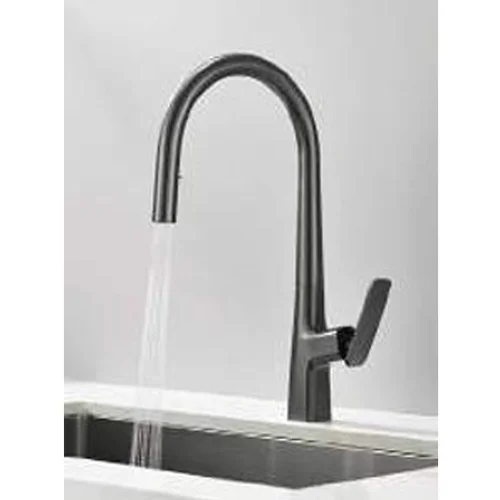 Vòi rửa bát nóng lạnh dây rút đồng Kagol K62