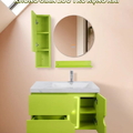 Bộ tủ chậu Lavabo treo tường đèn tự động Hiwin YS-2620