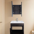 Bộ tủ chậu Lavabo gương phi đối xứng Hiwin YS-2622