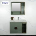 Bộ tủ chậu Lavabo treo tường gương led thông minh Hiwin YP-1469-80