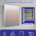 Bộ tủ chậu Lavabo treo tường gỗ plywood vân đá Hiwin YS-2604