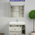 Bộ tủ chậu Lavabo treo tường Hiwin YS-2611