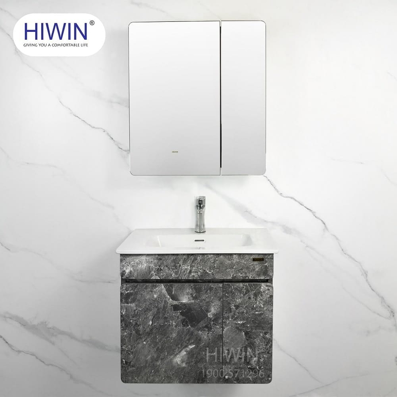 Bộ tủ chậu Lavabo treo tường Hiwin YS-2614