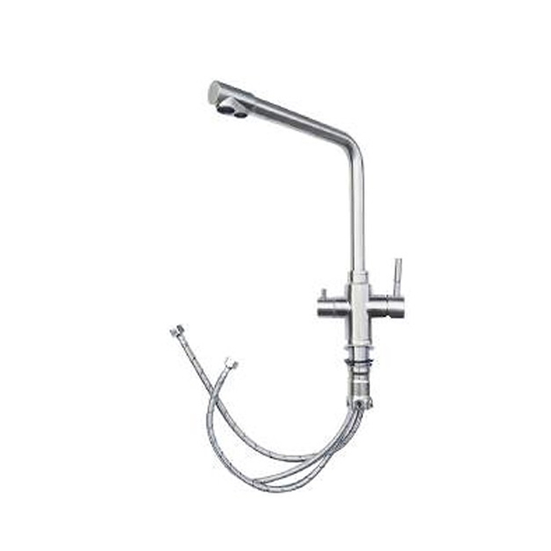 Vòi rửa bát 3 đường nước inox 304 Kagol K61