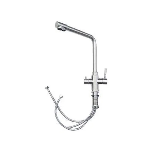 Vòi rửa bát 3 đường nước inox 304 Kagol K61