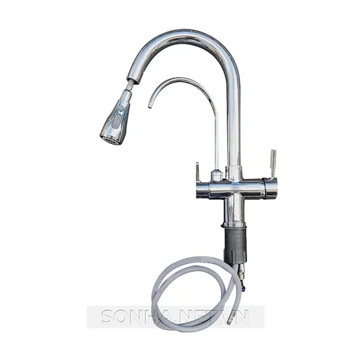 Vòi rửa bát đồng 3 đường nước Kagol K32