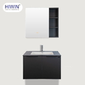 Bộ tủ chậu Lavabo treo tường chất liệu nhựa đen Hiwin YP-010