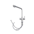 Vòi rửa bát 3 đường nước inox 304 Kagol K61