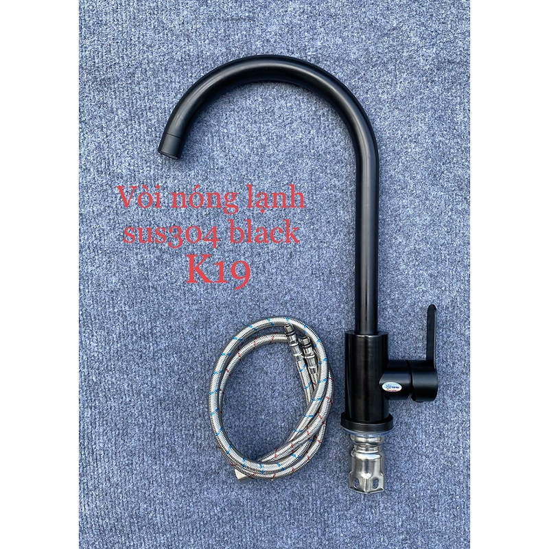 Vòi rửa bát nóng lạnh cần cứng thân tròn Kagol K19