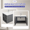 Bộ tủ chậu Lavabo treo tường Hiwin YP-016
