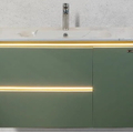 Bộ tủ chậu Lavabo treo tường dèn led cảm biến Hiwin YS-1475