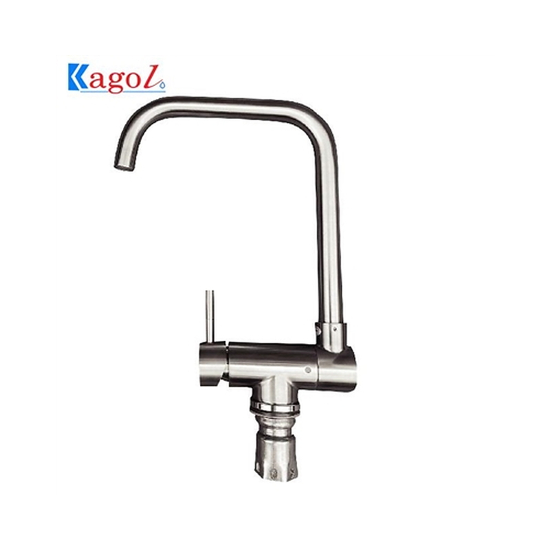 Vòi rửa bát nóng lạnh cần cứng thân tròn Kagol K27