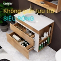Tủ Lavabo Phòng Tắm Caesar EH15026DDRW7V(Không gồm lavabo và vòi)