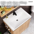 Chậu Rửa Lavabo dương vành Caesar LF5357
