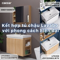 Chậu Rửa Lavabo dương vành Caesar LF5358