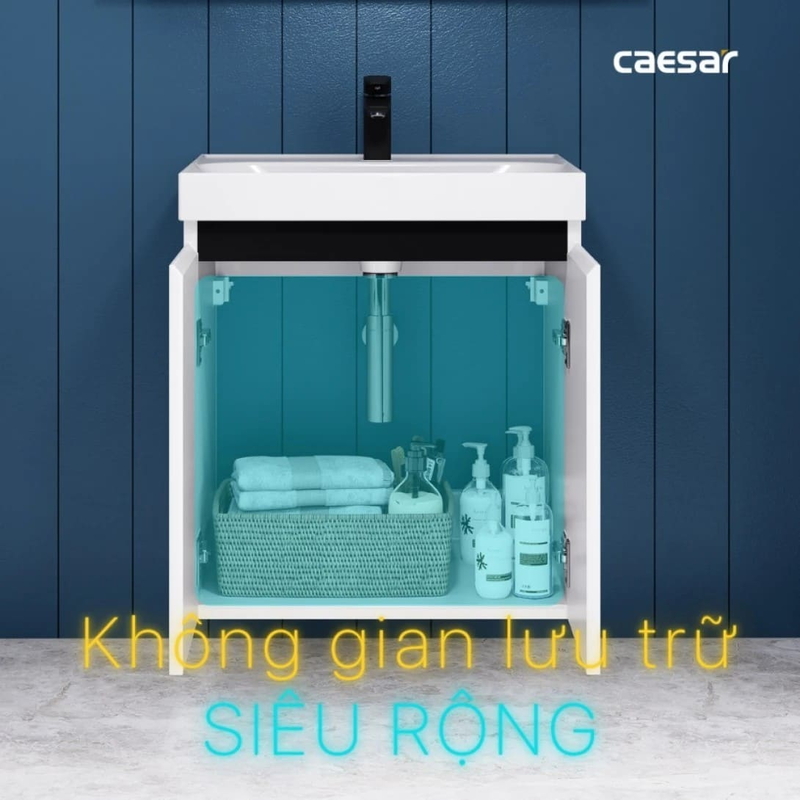 Tủ Lavabo Phòng Tắm Caesar EH15356AV (Không gồm lavabo và vòi)