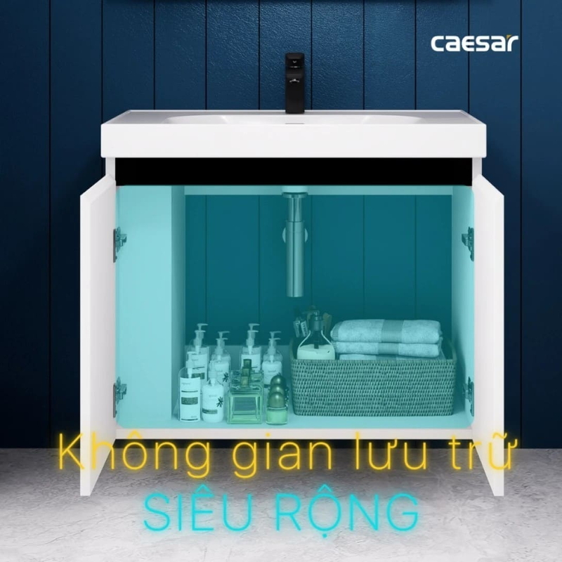 Tủ Lavabo Phòng Tắm Caesar EH15358CLV(Không gồm lavabo và vòi)