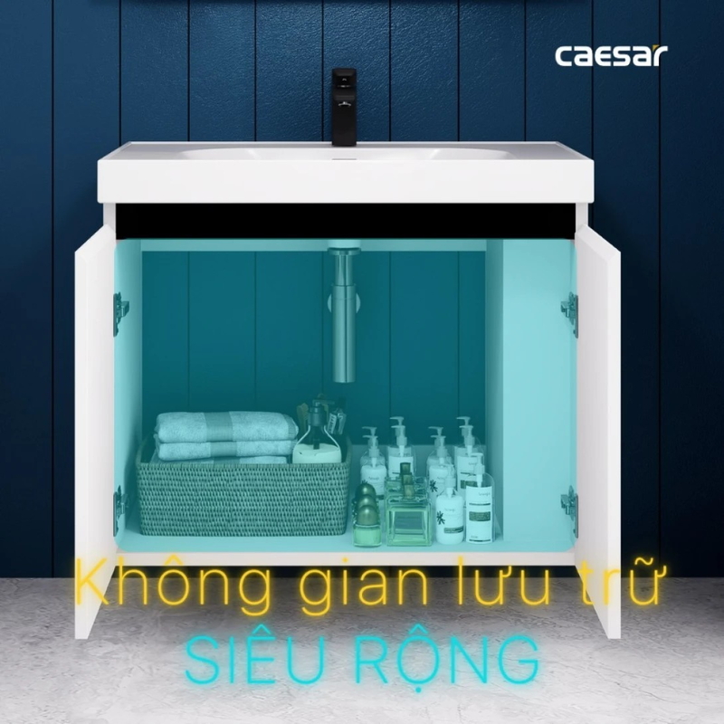 Tủ Lavabo Phòng Tắm Caesar EH15358CRV (Không gồm lavabo và vòi)