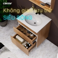 Tủ Lavabo Phòng Tắm Caesar EH15024DDW7V(Không gồm lavabo và vòi)