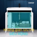 Tủ Lavabo Phòng Tắm Caesar EH15358CLV(Không gồm lavabo và vòi)