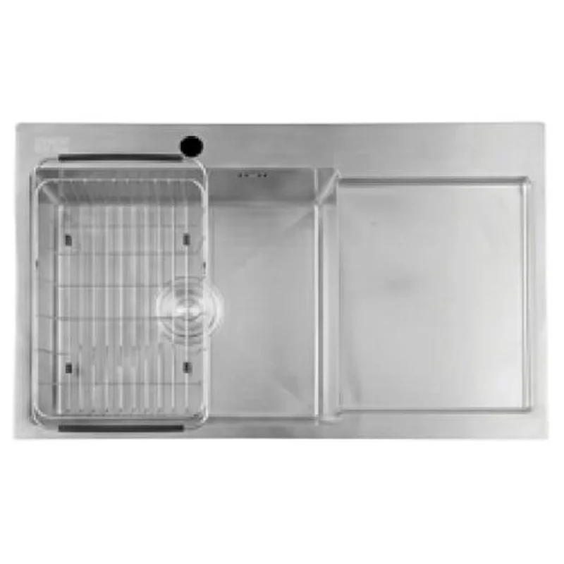 Chậu Rửa Chén Inox 1 Hộc Có Bàn Caesar KSH21H082SX