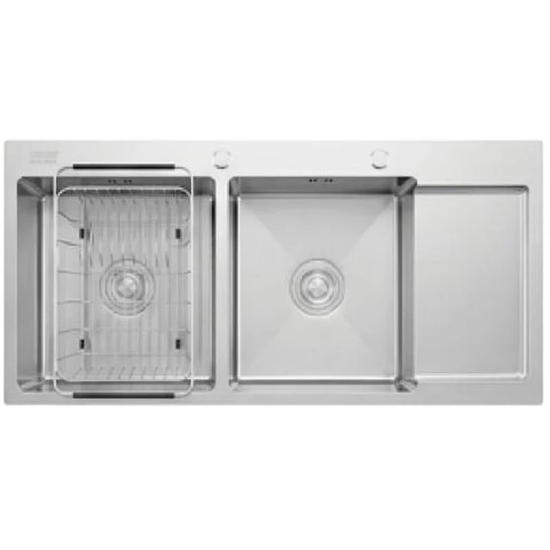 Chậu Rửa Chén Inox 2 Hộc Có Bàn Caesar KSH22H100SX