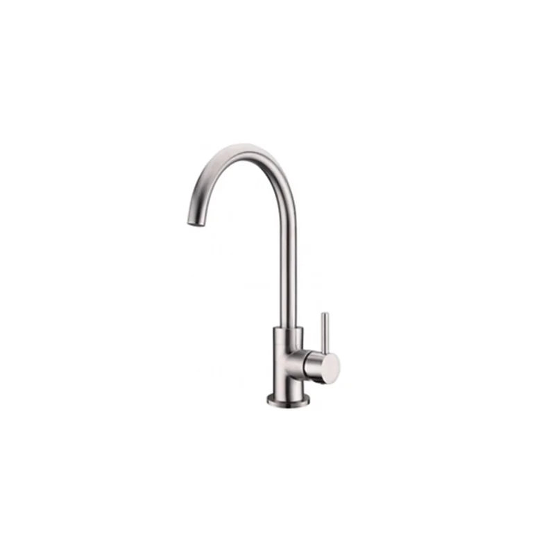 Vòi rửa bát inox nóng lạnh cần xoay bi Kagol K63