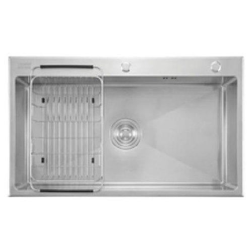 Chậu Rửa Chén Inox 1 Hộc 820x450mm Lắp Nổi Caesar KSH01H082SE