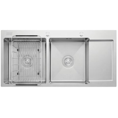 Chậu Rửa Chén Inox 2 Hộc Có Bàn Caesar KSH22H100SX