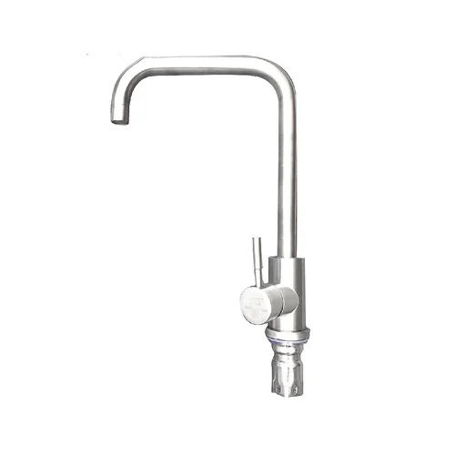 Vòi rửa bát inox nóng lạnh cần cứng thân tròn Kagol K59