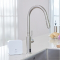 Vòi Rửa Chén Bát Diệt Khuẩn Dây Rút Nóng Lạnh Caesar KP1035SA
