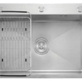 Chậu Rửa Chén Inox 1 Hộc 600x450mm Lắp Nổi Caesar KSH01H060SX 