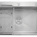 Chậu Rửa Chén Inox 1 Hộc 600x450mm Lắp Nổi Caesar KSH01H060SX 