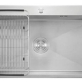 Chậu Rửa Chén Inox 1 Hộc 820x450mm Lắp Nổi Caesar KSH01H082SE