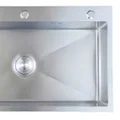 Chậu Rửa Chén Inox 1 Hộc 820x450mm Lắp Nổi Caesar KSH01H082SX